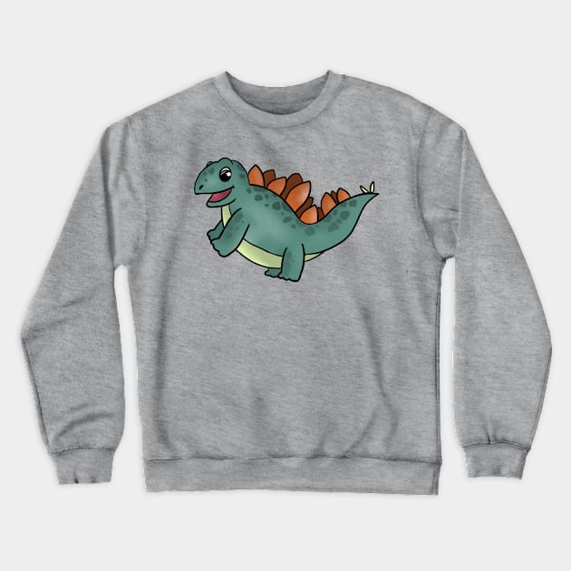 Stegosaur Crewneck Sweatshirt by drew.art